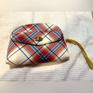 Talbots Plaid Wristlet